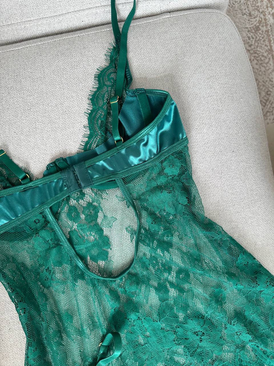 Lenora Transparan Dantel Babydoll